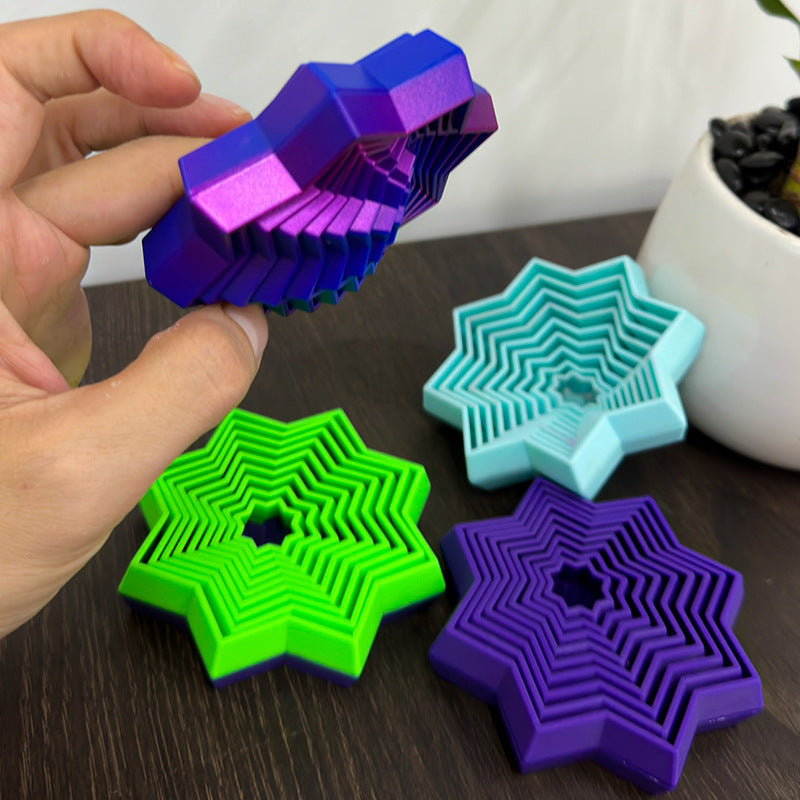 Radish Tower Gradient Gravity Building Blocks Spiral Three-dimensional - One Red Hill